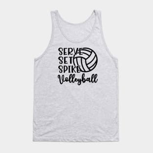 Serve Set Spike Volleyball Tank Top